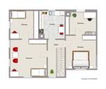 Grundriss Obergeschoss - 