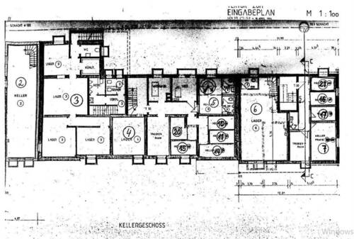 Aufteilungsplan Keller - 