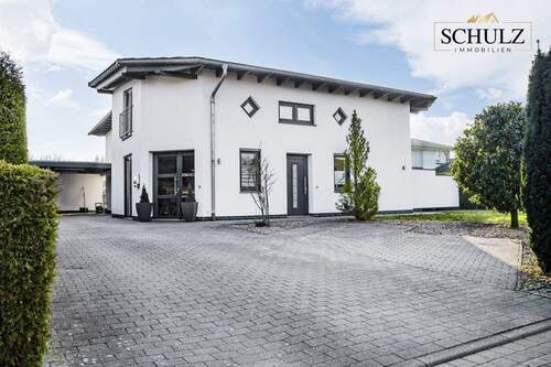 Ansicht - **Arbeiten & Wohnen perfekt kombiniert - modernes Wohn- und Geschäftshaus mit großem Garten**