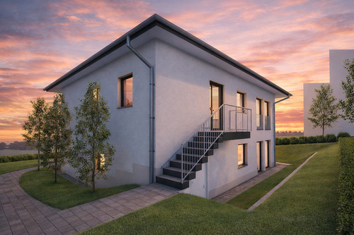 Außenansicht 2 - 3 Zimmer Terrassenwohnung zum Kaufen in Frankenberg (Eder)