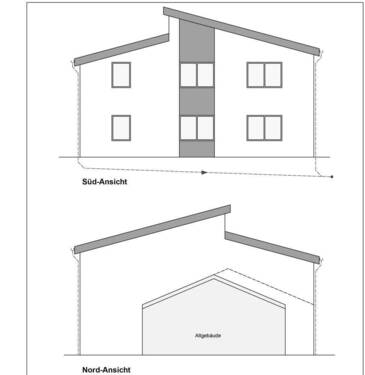 Möglicher Anbau Nord-und Südansicht - 