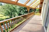überdachter Westbalkon - 