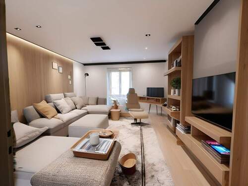 Wohnbereich Visualisiert - Smart, zentral, zukunftssicher - kleine Wohnung mit großem Mehrwert!