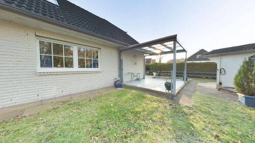 Außenansicht vom Garten - Einfamilienhaus mit 139,30 m&sup2; in Celle zum Kaufen