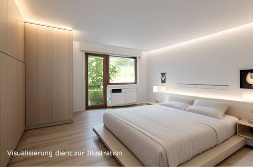 Schlafzimmer KG Illustration - 