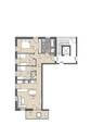 Grundriss Wohnung Nr. 7 - 