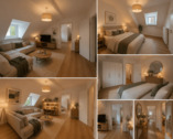 Skandinavisches Wohnzimmer und Schlafzimmer Design - 2 Zimmer Etagenwohnung zur Miete in Konz