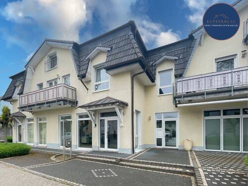 Außenansicht Straße rechet Gewerbefläche - 2 Zimmer Gewerbeobjekt (Büro, Produktion, Verkauf) zur Miete in Hennef (Sieg)