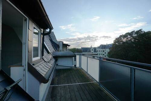 Balkon - 1 Zimmer Etagenwohnung in Zwickau