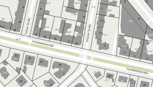 Lageplan - 5 Zimmer Etagenwohnung zum Kaufen in Berlin