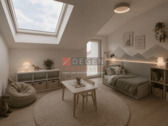 Kinderzimmer 1 - Originalaufnahmen mit stilvoller Home-Staging-Visualisierung - 