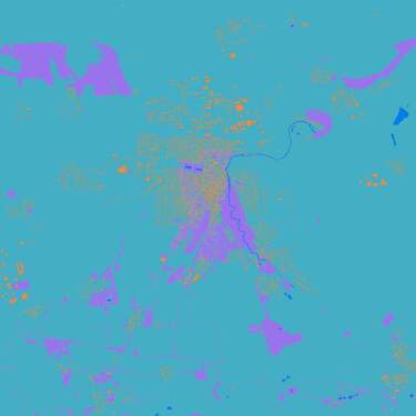 Schwarzplan Weimar Klassikerstadt - 4 Zimmer Etagenwohnung zur Miete in Weimar