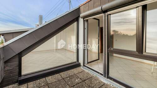 Dachterrasse 1 - 2 Zimmer Etagenwohnung in Karlsruhe