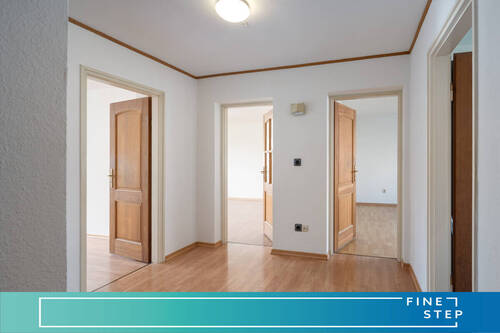 FINESTEP Immobilien - Sehr gut geschnittene 3-Zimmer-Wohnung mit Südbalkon & Tiefgarage