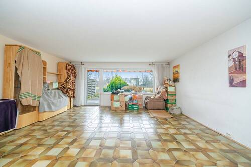 Wohnzimmer - Doppelhaushälfte mit 177,40 m&sup2; in Zolling zum Kaufen