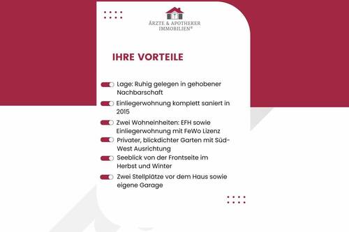 Ihre Vorteile! - 7 Zimmer Einfamilienhaus in Scharbeutz