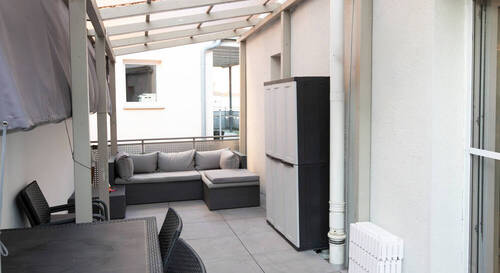 überdachte Terrasse - 