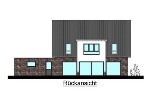 Rückansicht - 7 Zimmer Mehrfamilienhaus, Wohnhaus in Herzlake