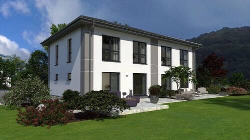 Ansicht Garten - Doppelhaushälfte mit 142,00 m² in Kaiserslautern zum Kaufen