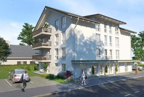 Süd-Ost-Ansicht - 1 Zimmer Etagenwohnung in Sonthofen