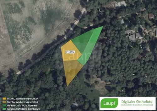 Luftbild und Aufteilung - 
