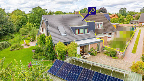 Doppelhaushälfte - Moderne und großzügige Doppelhaushälfte mit großem Grundstück