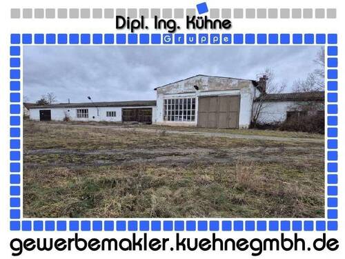 Bild 1 - Prov.-frei: Grundstück mit Lagerhalle und Freifläche