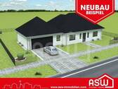 2506 Neu - Musterhaus! Neubaubungalow mit Doppelgarage und freiem Feldblick in Südlage