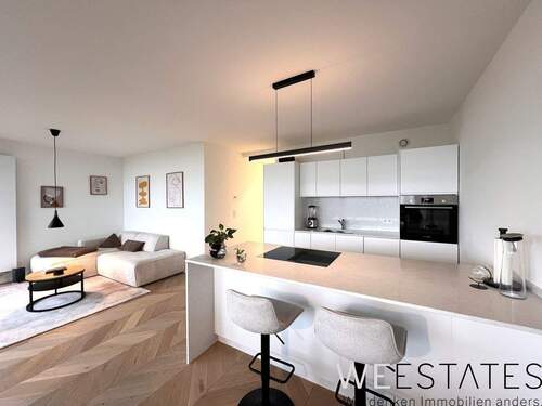 Küche mit Frühstückstheke - 