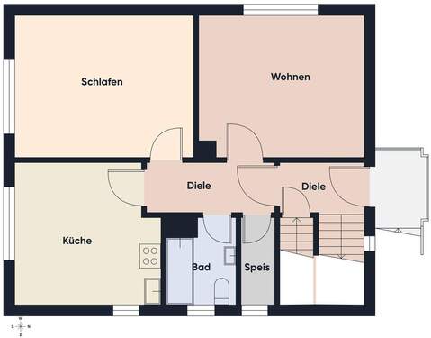Erdgeschoss - 3 Zimmer Einfamilienhaus in Ingolstadt