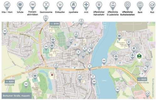 Umgebungshinweis - Reihenmittelhaus in Kappeln zum Kaufen