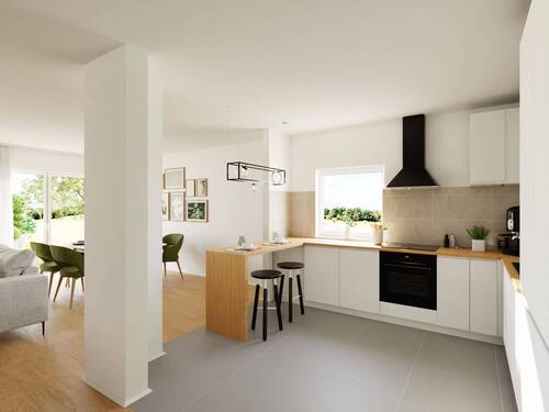 Visualisierung Küche - 4 Zimmer Doppelhaushälfte zum Kaufen in Kamen