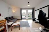 Wohn- und Essbereich - BERK Immobilien - Attraktive 2-Zimmer-ETW in begehrter Lage inkl. EBK und PKW-Stellplatz