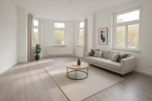 Wohnzimmer KI - *Erstbezug nach Modernisierung: Tolle, helle, 3-ZW + EBK im Gallusviertel*