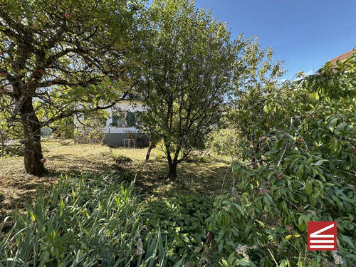 Blick durch den Garten auf das Haus - Einfamilienhaus mit 195,00 m&sup2; in Baden-Baden zum Kaufen