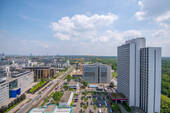 Ausblick in Richtung Osten auf die umliegende Bebauung - 2 Zimmer Etagenwohnung zur Miete in Frankfurt am Main