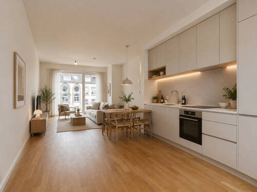 HOMESTAGING Wohn- und Küchenbereich (KI generiert) - 