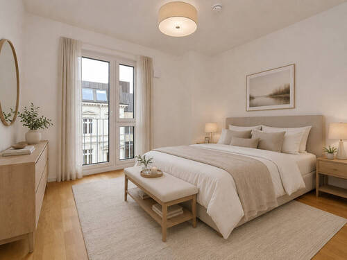 HOMESTAGING Schlafzimmer (KI generiert) - 