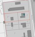 Section of cadastral map - Grundstück in Potsdam