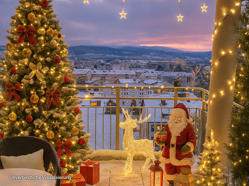 Bild 1 - Seltener Wohntraum mit Südwest-Balkon und Weitsicht