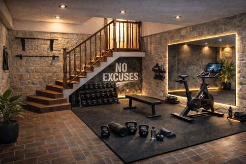 Fitnessraum Fachwerkhaus - 