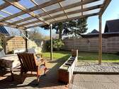 Terrasse mit Blick in den Garten - 5 Zimmer Einfamilienhaus zum Kaufen in Hanerau-Hademarschen