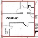 GR 1 OG Teilfläche 72 m² - 