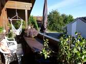 großer Balkon 10 m x 1,40 m - 