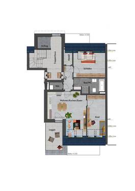 1.DG WE 11.jpg - 3 Zimmer Etagenwohnung in Chemnitz