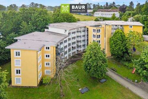 Luftaufnahme - 4 Zimmer Etagenwohnung in Biberach an der Riß
