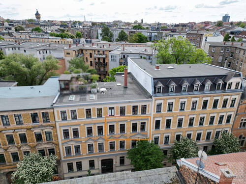 DJI_0668 verpixelt markiert - Charmante Altbauwohnung mit Flair - gepflegt, großzügig und ruhig gelegen im beliebten Paulusviertel von Halle
