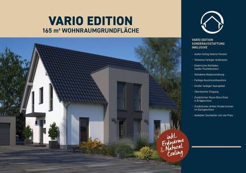 Edition Vario Ansicht - Vorlage Internetportale 01 - Modernes Einfamilienhaus mit Grundstück im Grünen