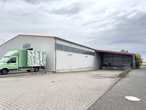 Halle mit Laderampe - Halle in Westhofen zum Kaufen