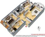 Grundriss der Wohnung - 